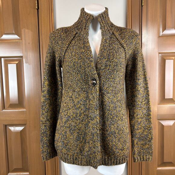 Loft Cardigan Multicolor Front button closure Size Med NWT - Picture 1 of 6